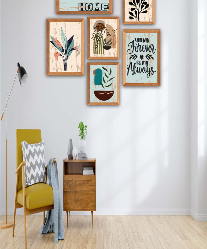 Home Sweet Home Temalı Tablo Seti