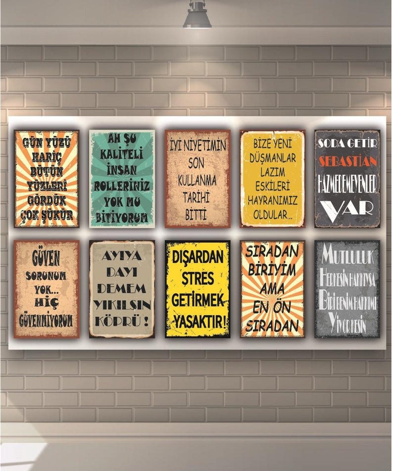 Yaptığım Hatalardan Ders Alıp Ahşap Poster