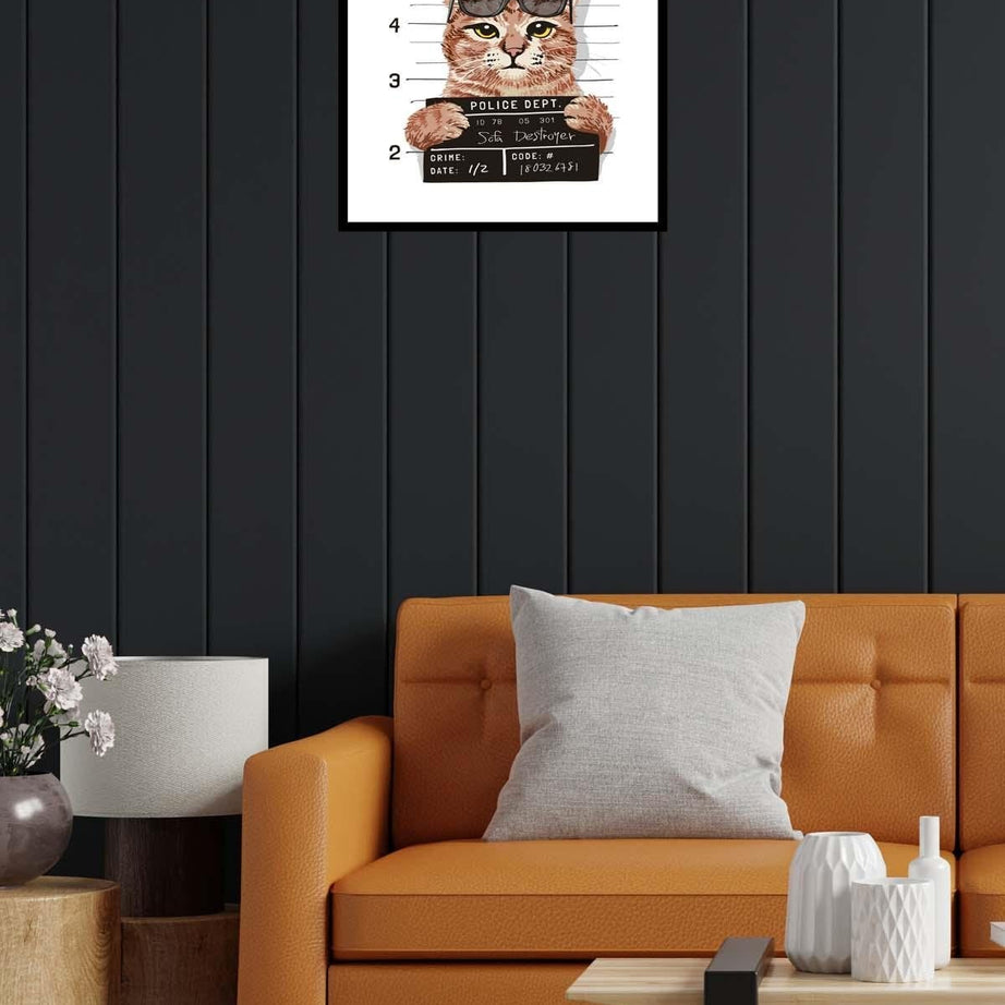 Suçlu Kedi Tasarımları Dijital baskı Tablolar
