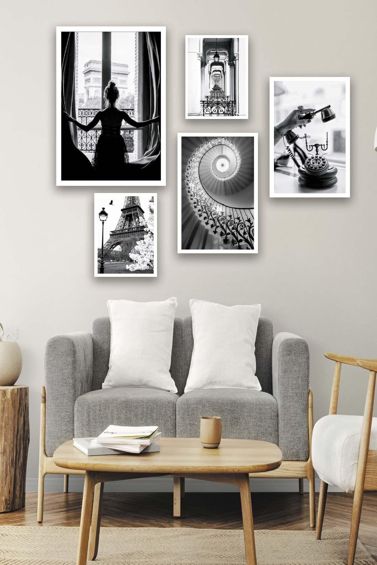 Eyfel kulesi Temalı Tablo Seti