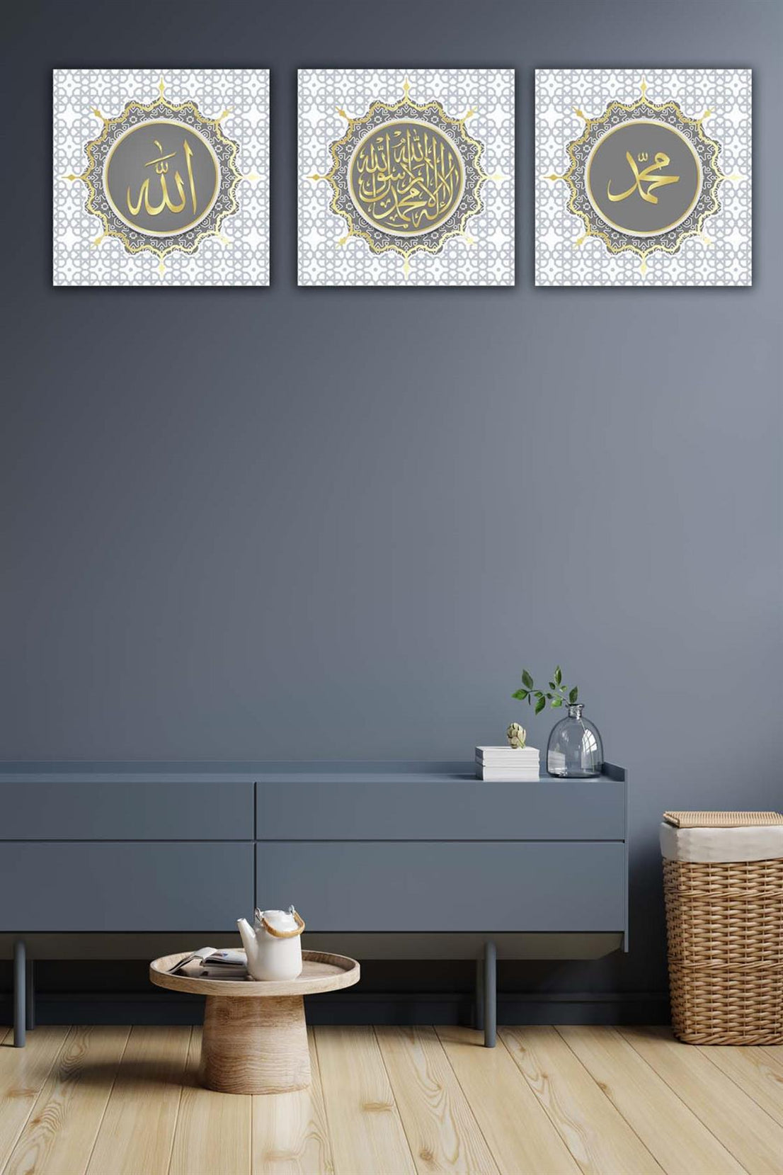 3 Parça Dini Ahşap Mdf Tablo Seti3 Parça Dini Ahşap Mdf Tablo Seti