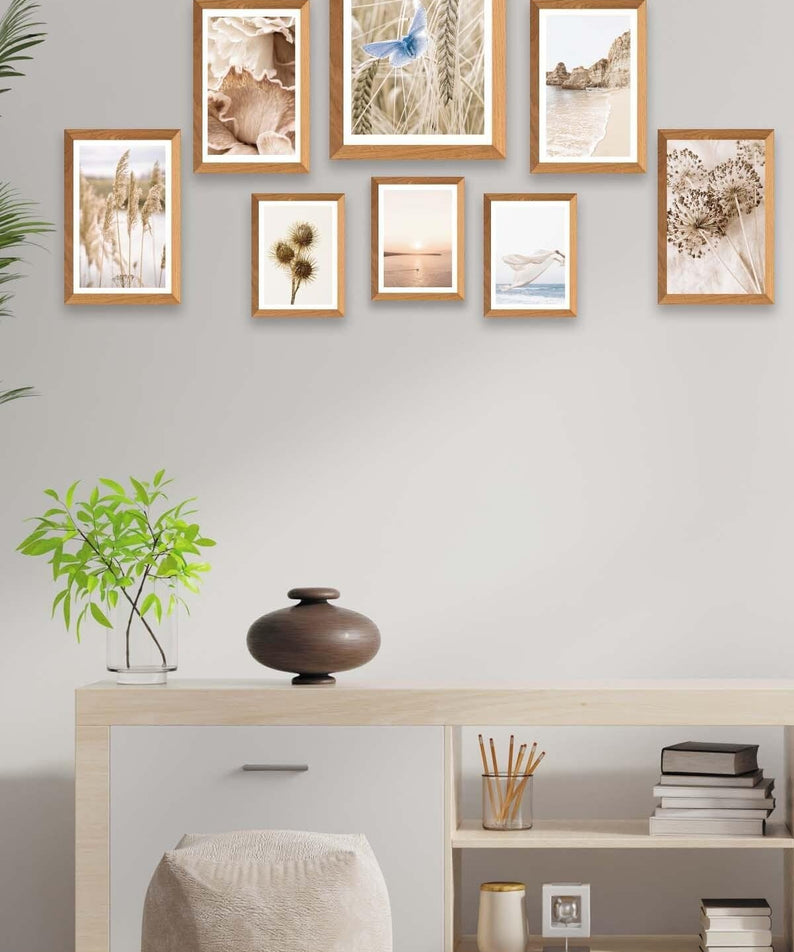 Doğa Ve Modern Sanatın Buluşması Tablo Seti