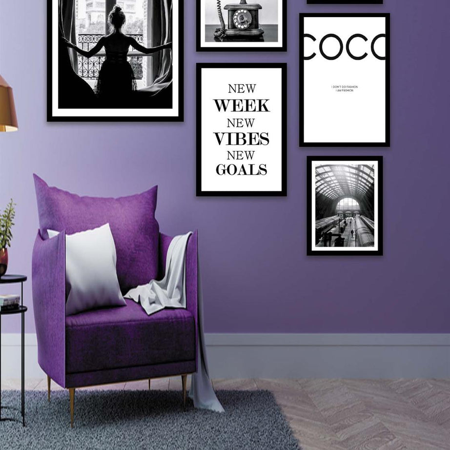 Modern Sanat Tasarım Temalı Tablo Seti