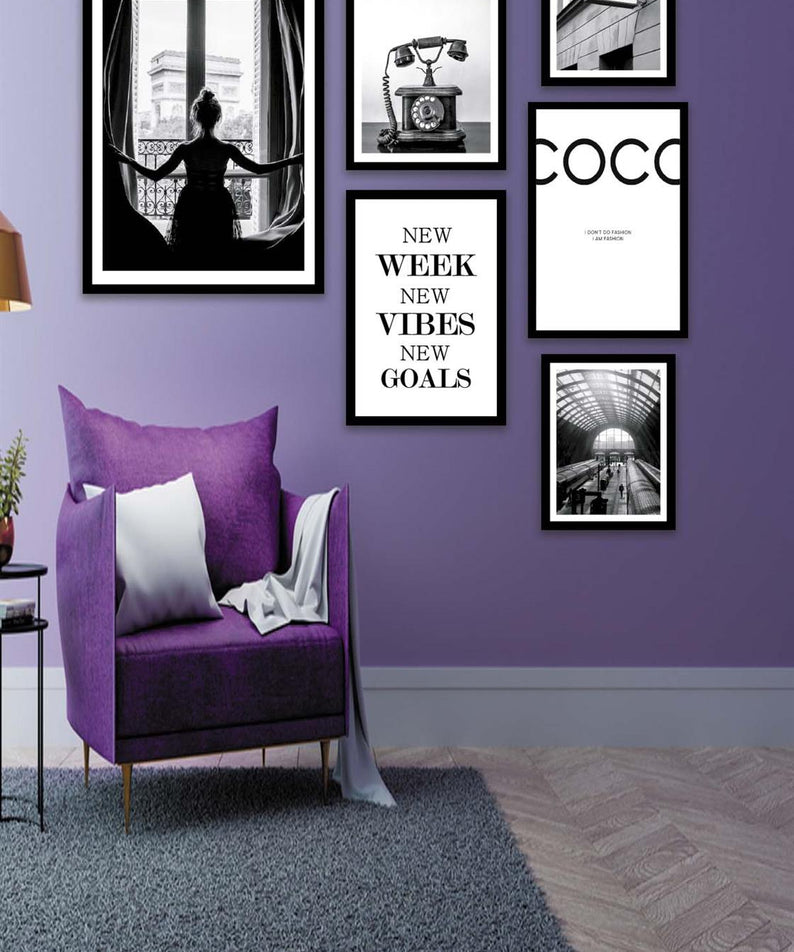 Modern Sanat Tasarım Temalı Tablo Seti