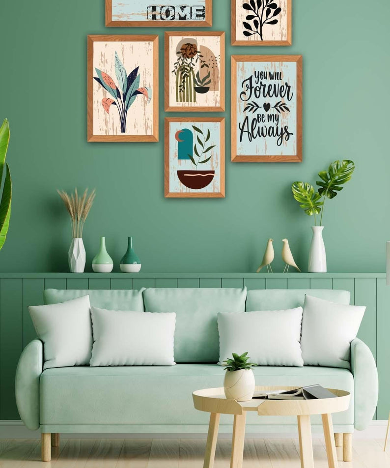 Home Sweet Home Temalı Tablo Seti