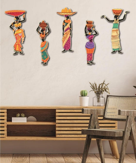 5 Parça Afrikalı Etnik Kadınlar