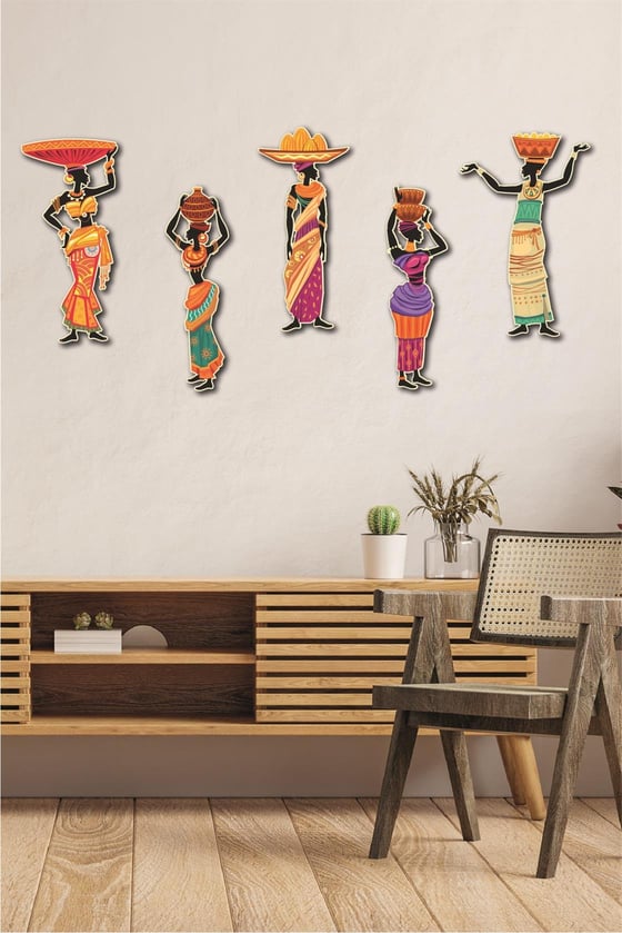 5 Parça Afrikalı Etnik Kadınlar