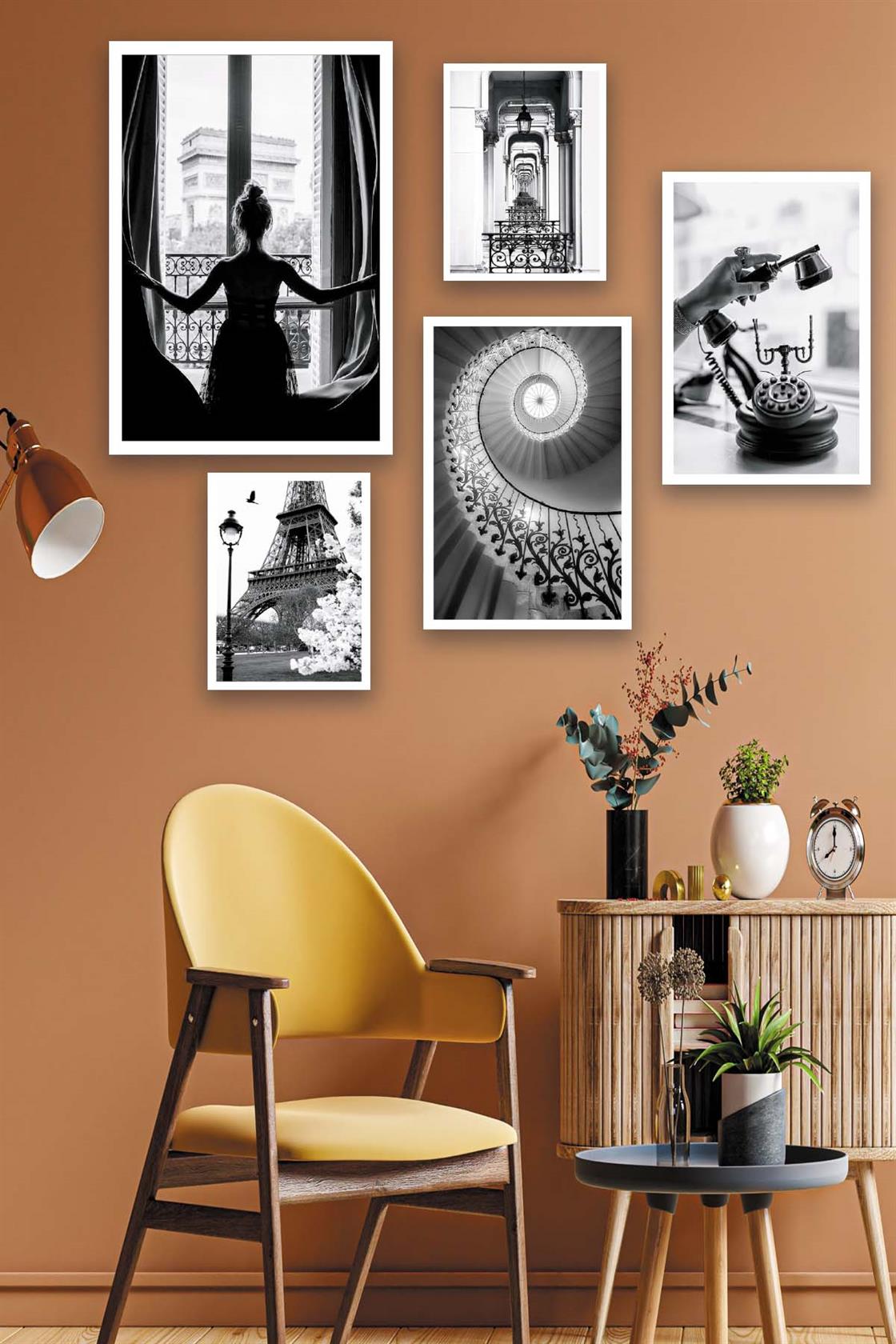 Eyfel kulesi Temalı Tablo Seti