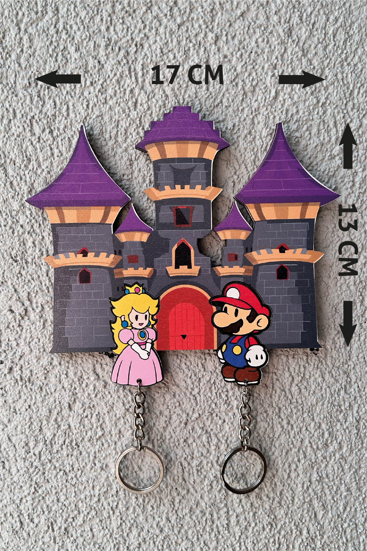 Kişiye Özel Çift & Aile İsimli Duvar Askılı Ahşap Anahtarlık