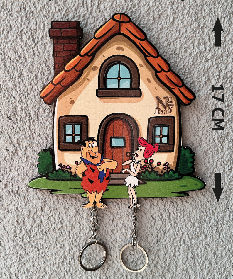 Kişiye Özel Çift & Aile İsimli Duvar Askılı Ahşap Anahtarlık