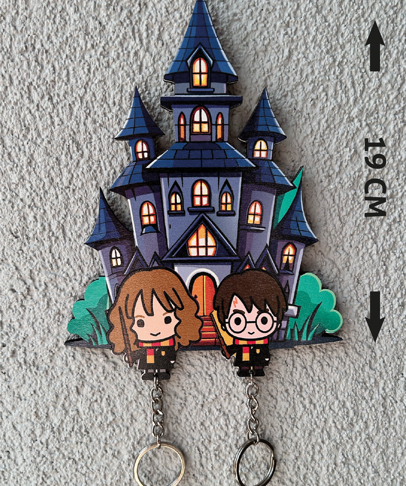 Kişiye Özel Çift & Aile İsimli Duvar Askılı Ahşap Anahtarlık