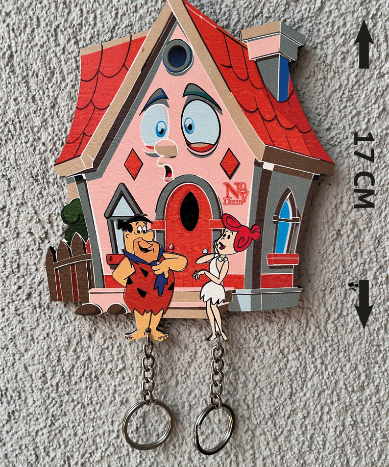 Kişiye Özel Çift & Aile İsimli Duvar Askılı Ahşap Anahtarlık