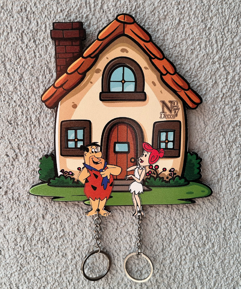 Kişiye Özel Çift & Aile İsimli Duvar Askılı Ahşap Anahtarlık