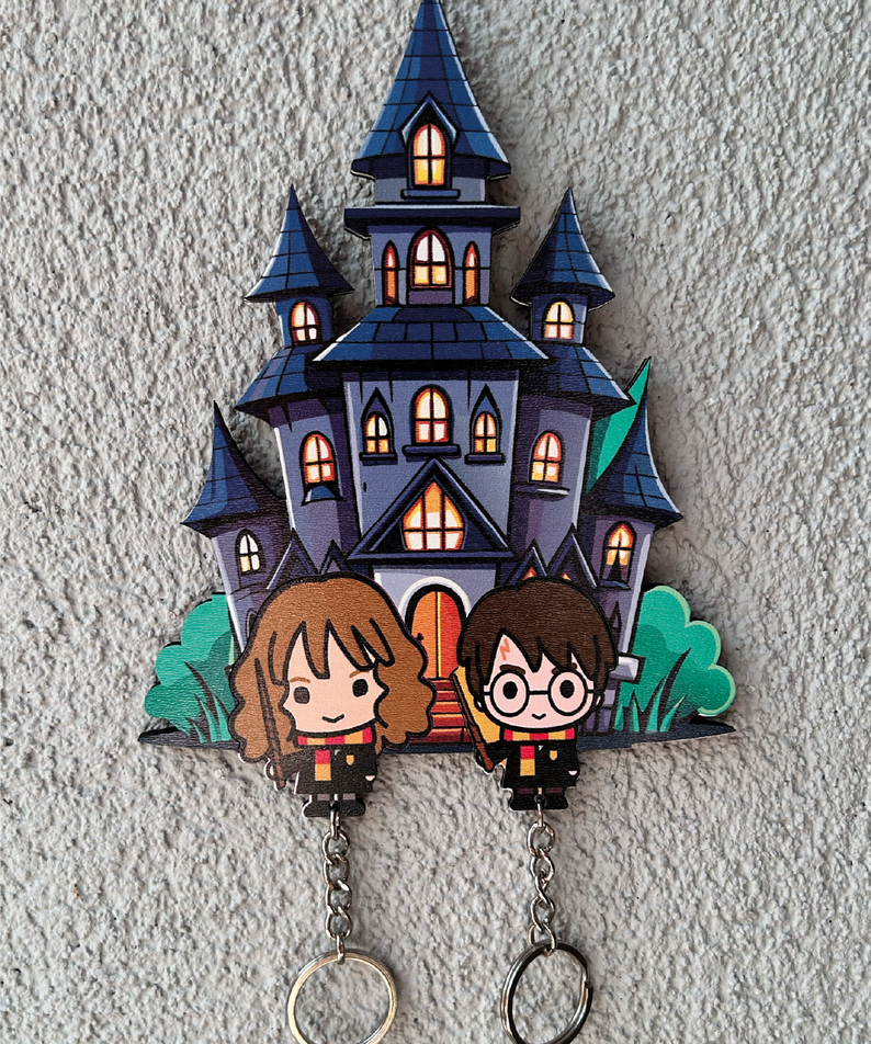 Kişiye Özel Çift & Aile İsimli Duvar Askılı Ahşap Anahtarlık