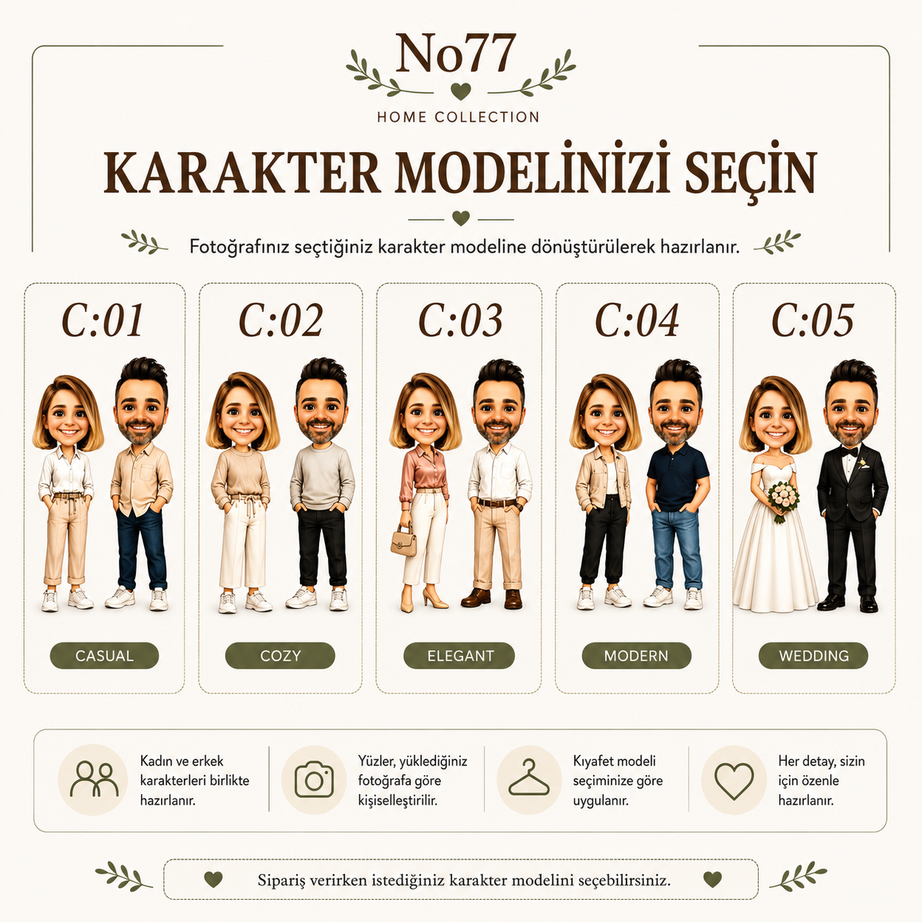 Kişiye Özel Ahşap Ev Anahtarlık Askılığı | NC-002 Cozy Cottage | Çiftlere Özel