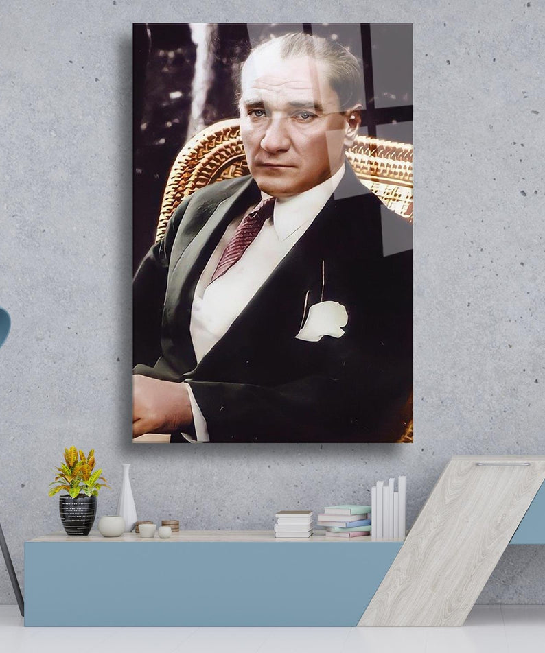 Atatürk Serisi Dayanıklı Cam Tablo