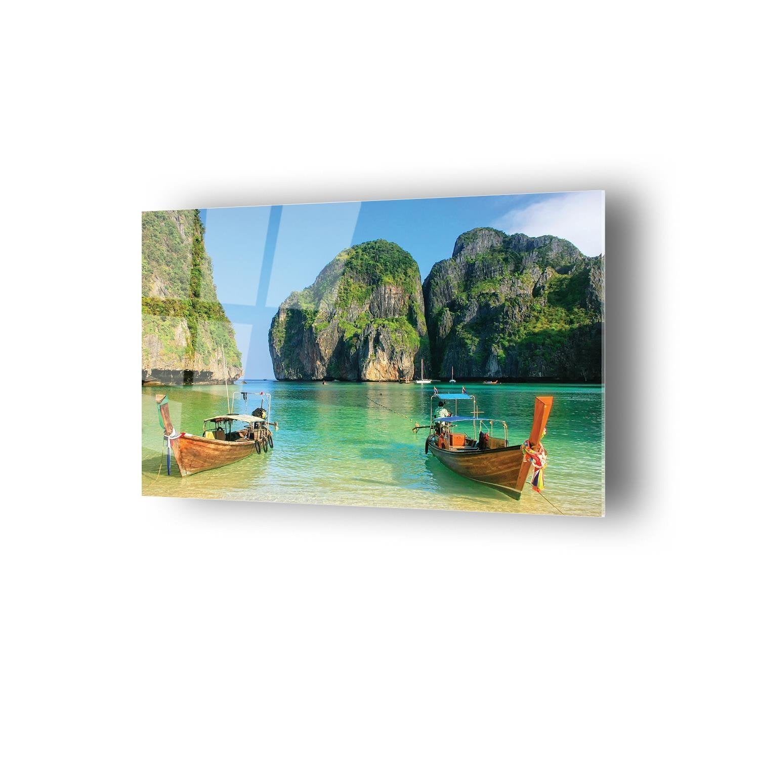 Bali Manzara Temalı Cam Tablo