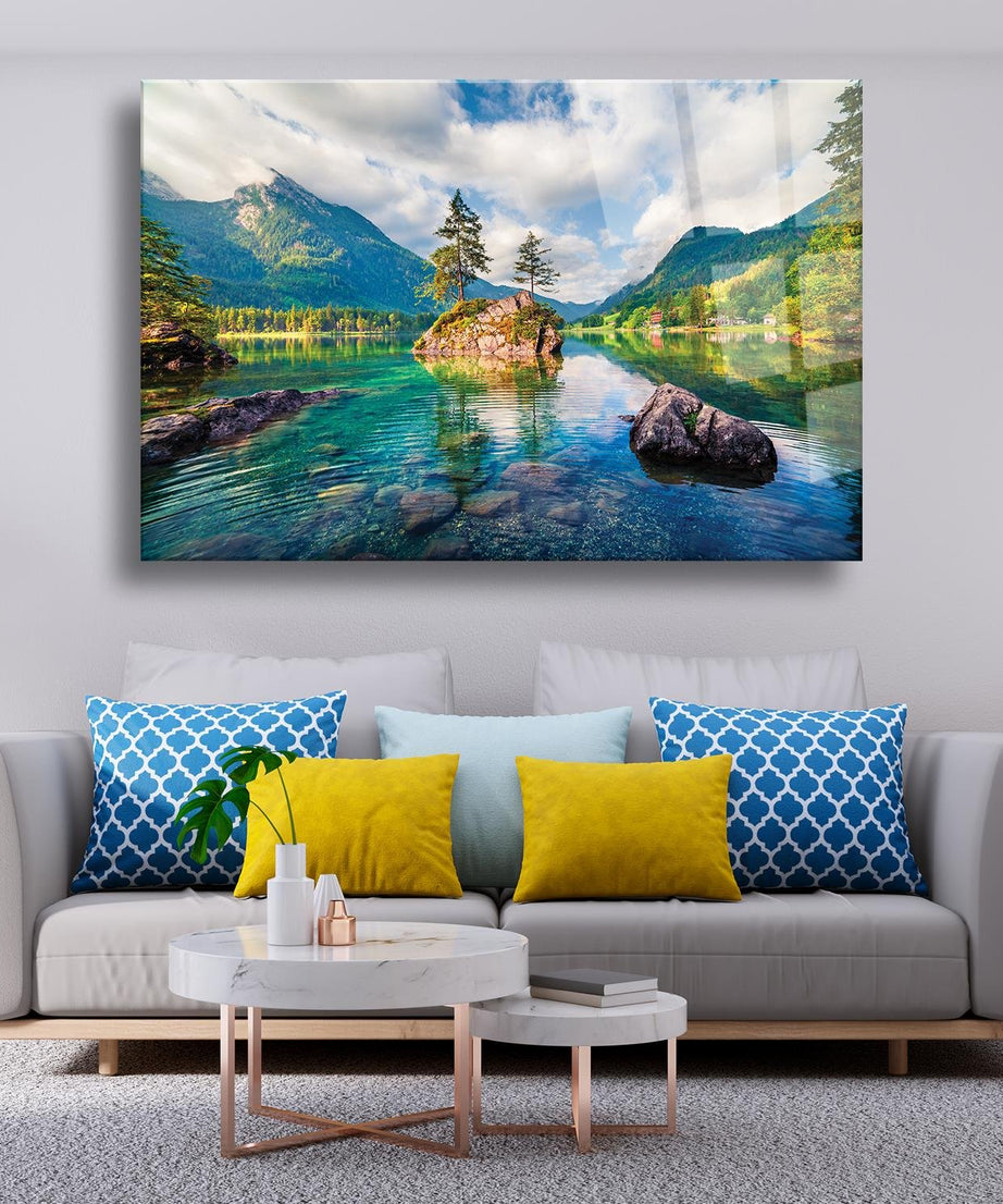 İskandinav Temalı Cam Tablo