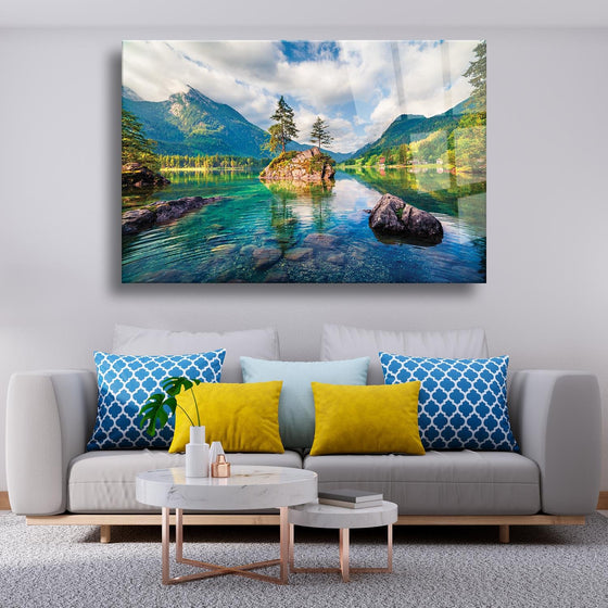 İskandinav Temalı Cam Tablo