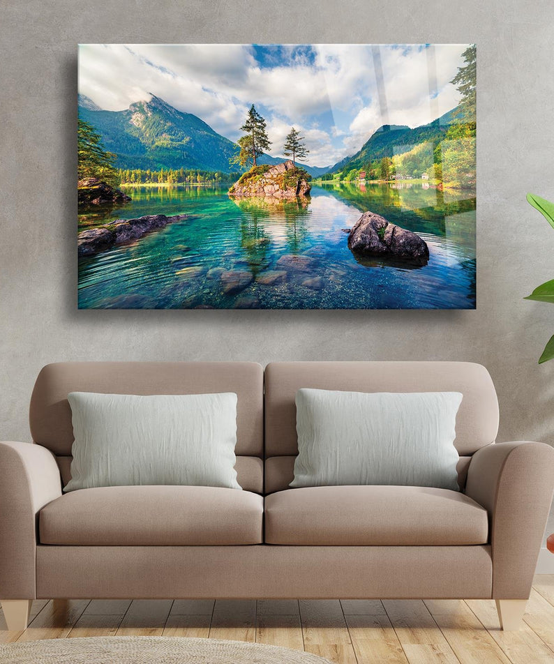 İskandinav Temalı Cam Tablo