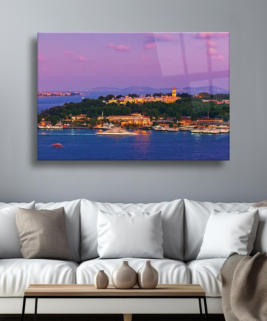 İstanbul Temalı Cam Tablo