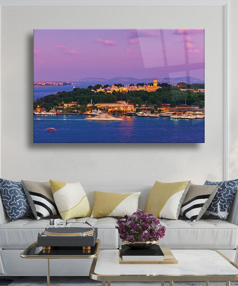 İstanbul Temalı Cam Tablo