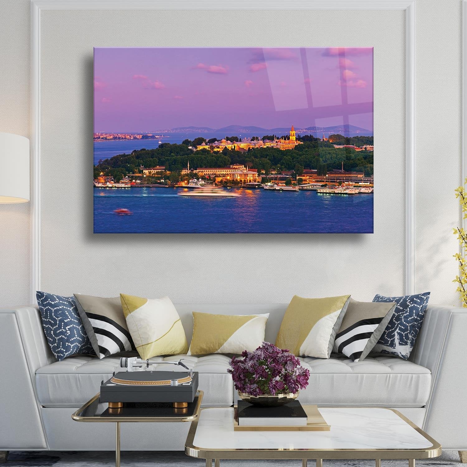 İstanbul Temalı Cam Tablo