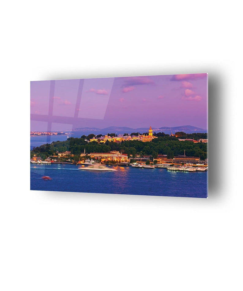 İstanbul Temalı Cam Tablo