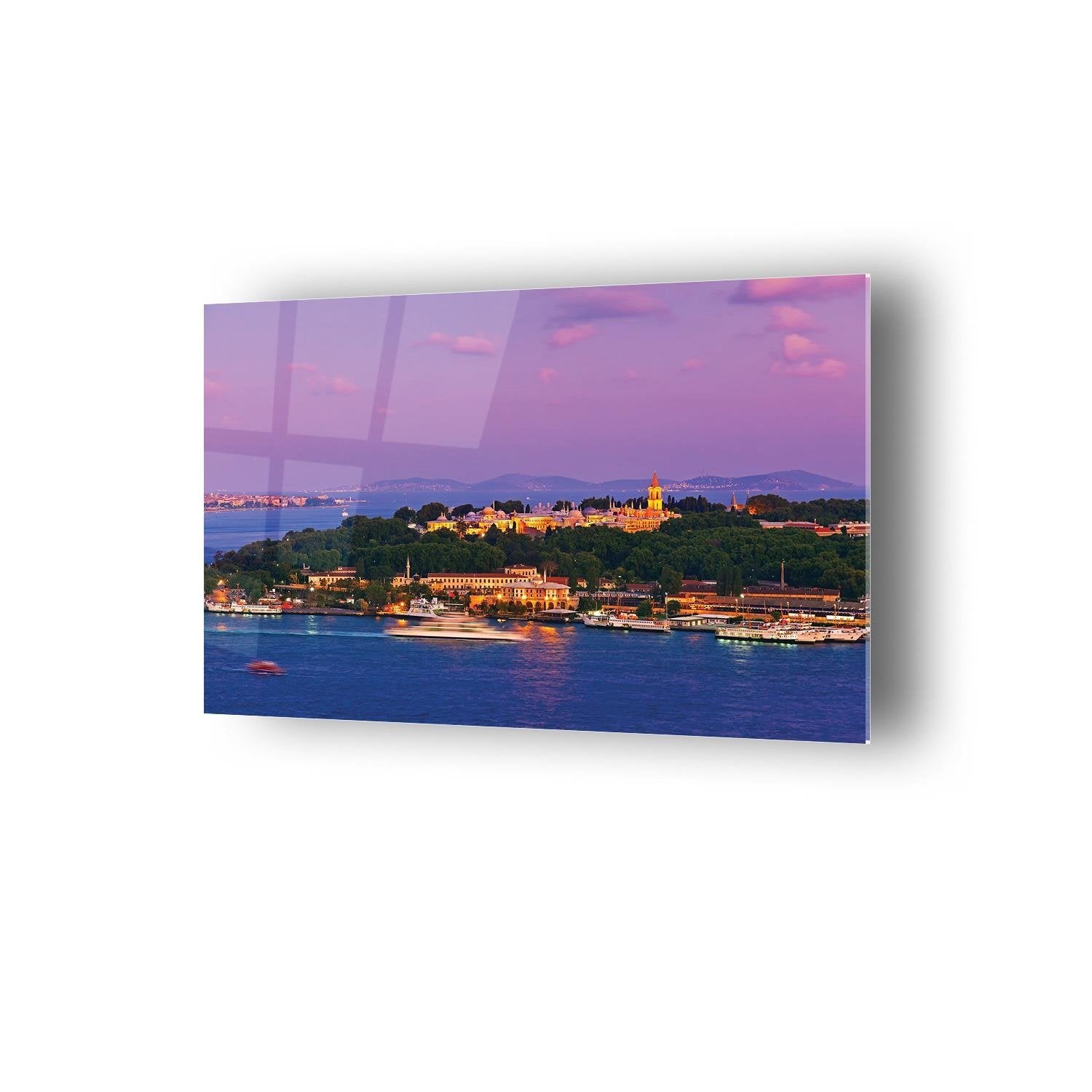 İstanbul Temalı Cam Tablo