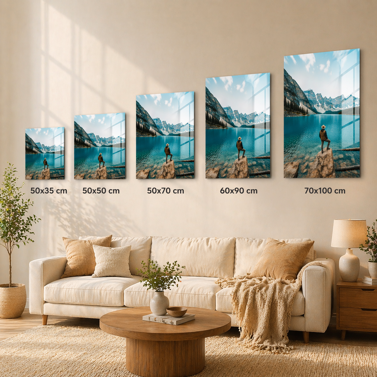 Kişiye Özel Cam Tablo – Fotoğraf Yükle & Tasarla