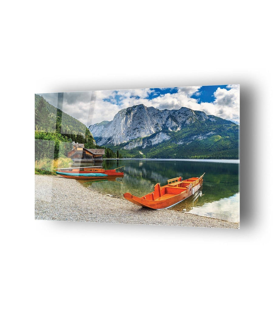 Manzara Temalı Dayanıklı Cam Tablo