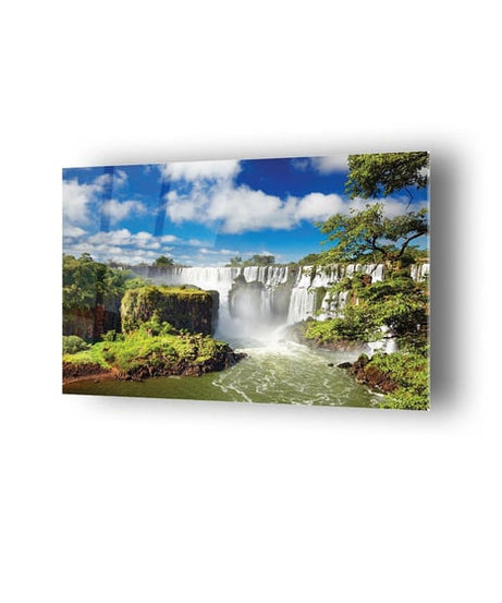 Niagara Şelalesi Temalı Cam Tablo
