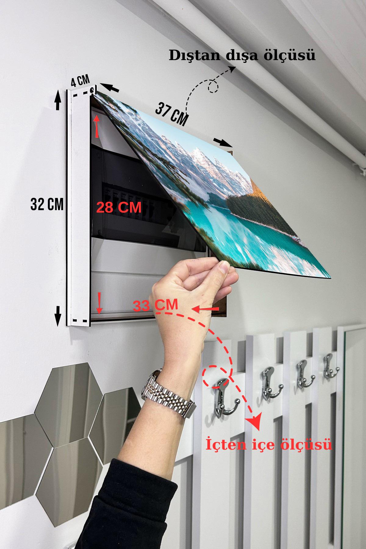 Sigorta Saklama Kutusu Aynı Zamanda Alp Manzaralı Tablo