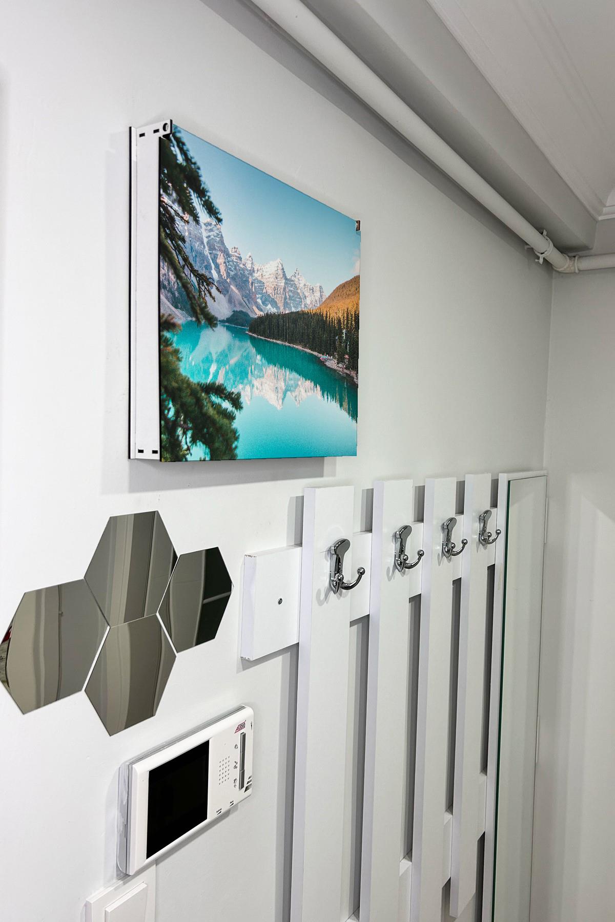 Sigorta Saklama Kutusu Aynı Zamanda Alp Manzaralı Tablo