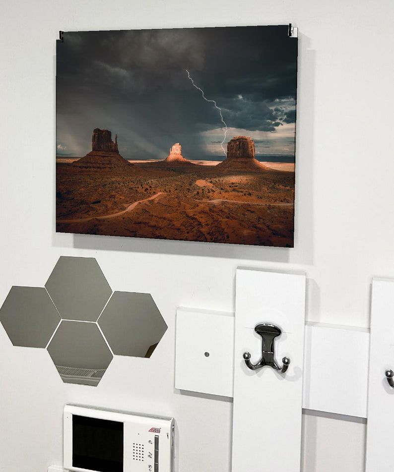 Sigorta Saklama Kutusu Aynı Zamanda Çöl Manzaralı Tablo