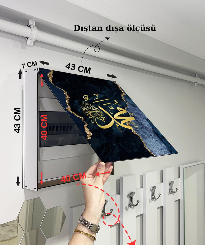 SİGORTA SAKLAMA KUTUSU AYNI ZAMANDA DİNİ TABLOLAR 43X43 CM