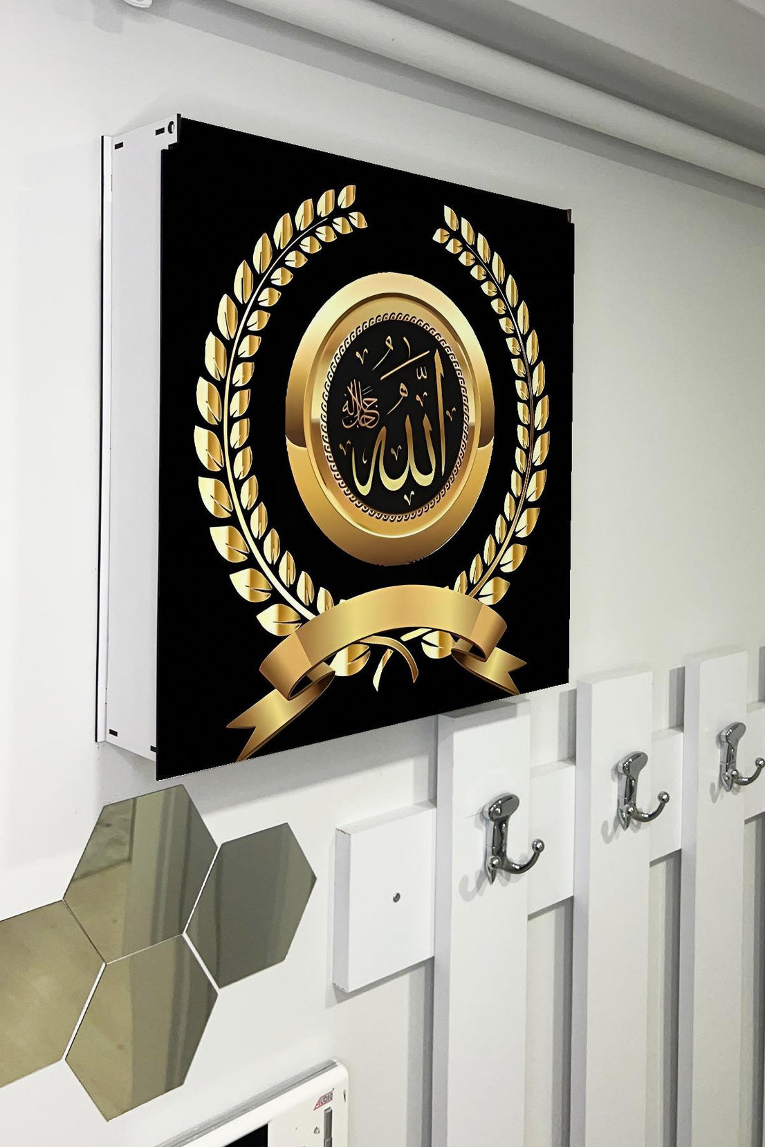 SİGORTA SAKLAMA KUTUSU AYNI ZAMANDA DİNİ TABLOLAR 43X43 CM