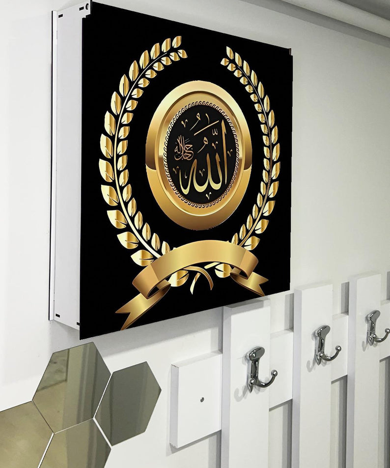 SİGORTA SAKLAMA KUTUSU AYNI ZAMANDA DİNİ TABLOLAR 43X43 CM