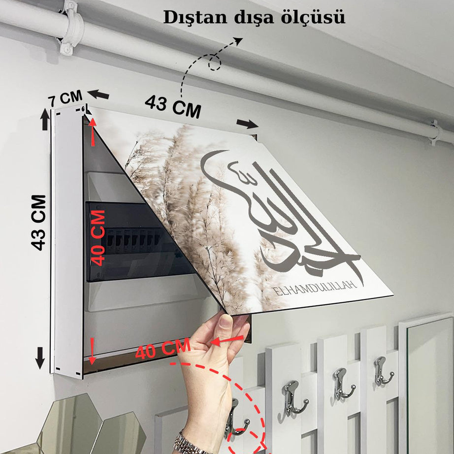 SİGORTA SAKLAMA KUTUSU AYNI ZAMANDA DİNİ TABLOLAR 43X43 CM