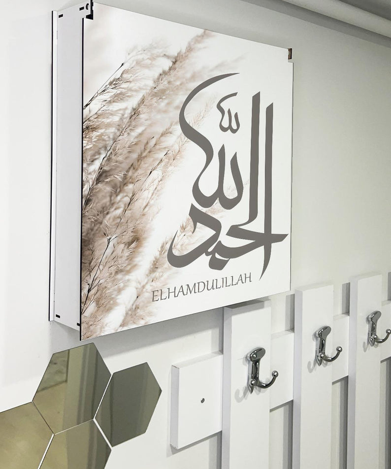 SİGORTA SAKLAMA KUTUSU AYNI ZAMANDA DİNİ TABLOLAR 43X43 CM