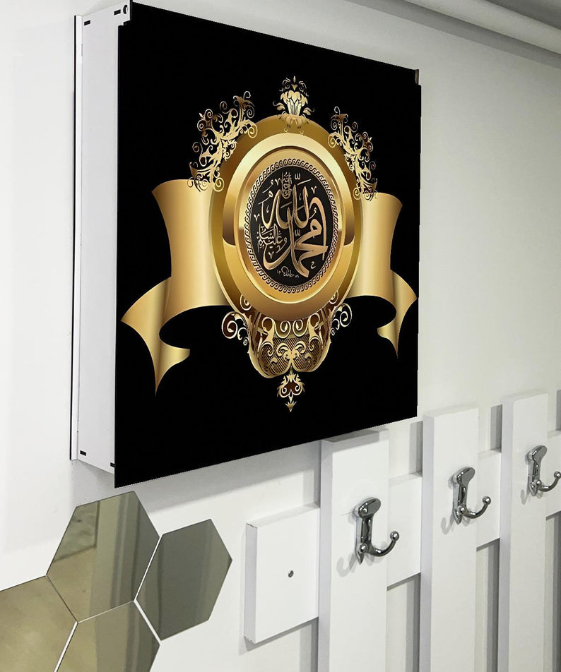 SİGORTA SAKLAMA KUTUSU AYNI ZAMANDA DİNİ TABLOLAR 43X43 CM