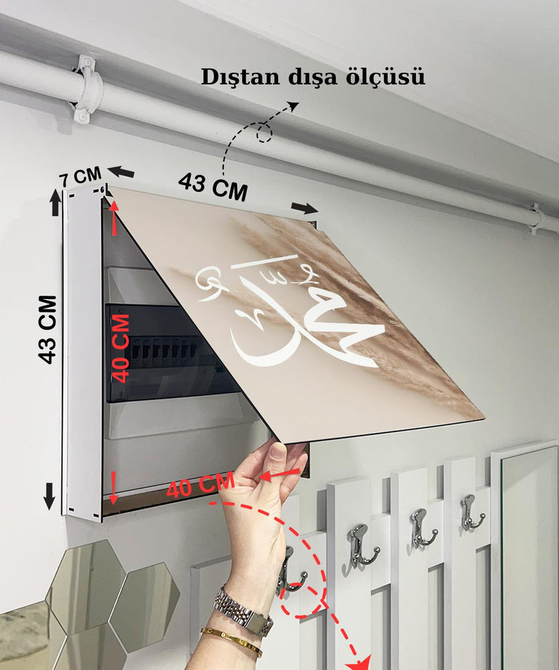 SİGORTA SAKLAMA KUTUSU AYNI ZAMANDA DİNİ TABLOLAR 43X43 CM