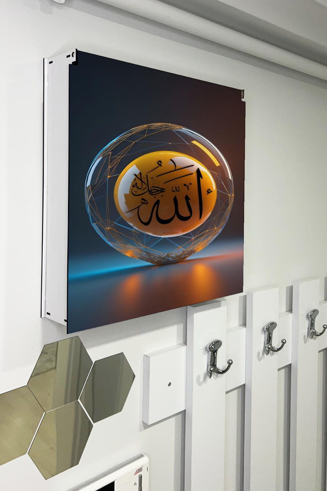 SİGORTA SAKLAMA KUTUSU AYNI ZAMANDA DİNİ TABLOLAR 43X43 CM