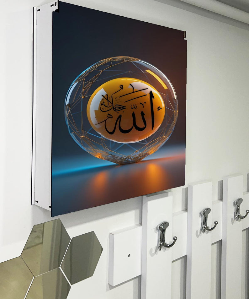 SİGORTA SAKLAMA KUTUSU AYNI ZAMANDA DİNİ TABLOLAR 43X43 CM