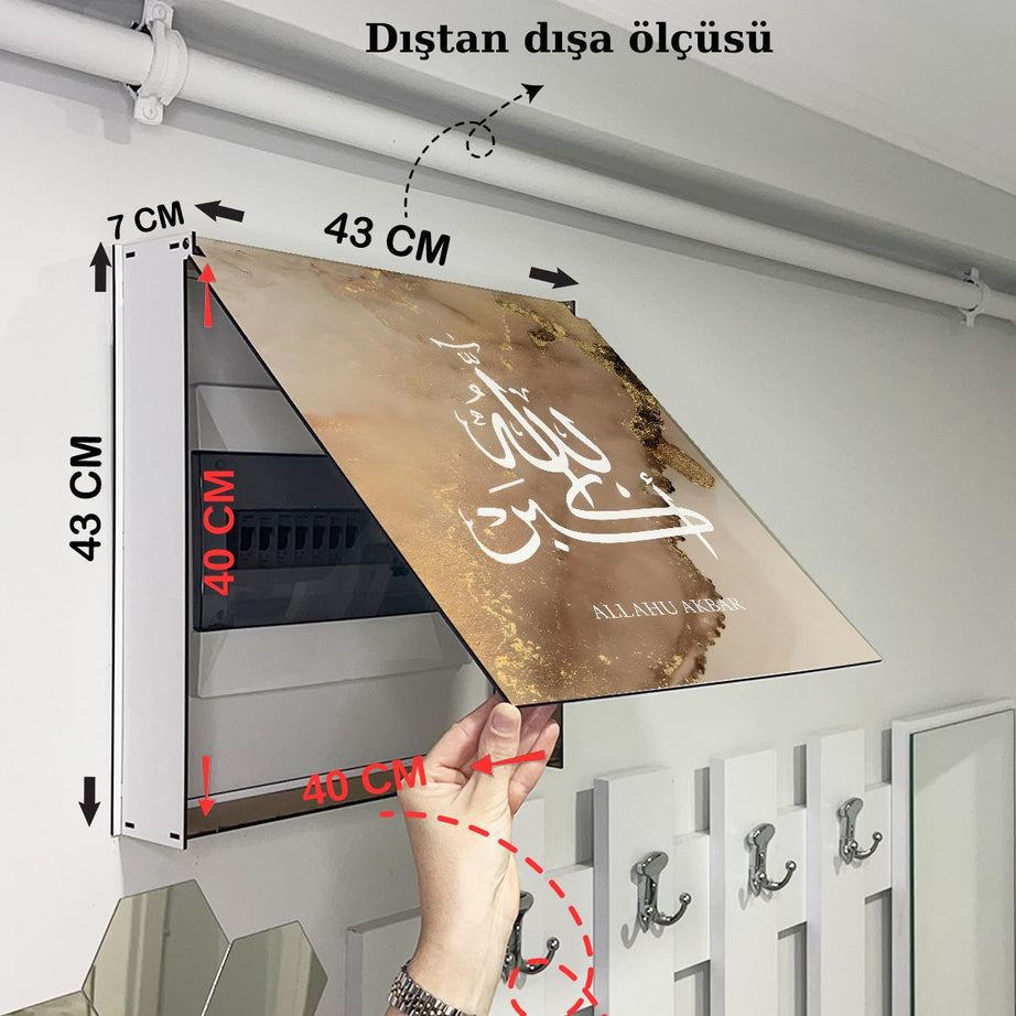 SİGORTA SAKLAMA KUTUSU AYNI ZAMANDA DİNİ TABLOLAR 43X43 CM