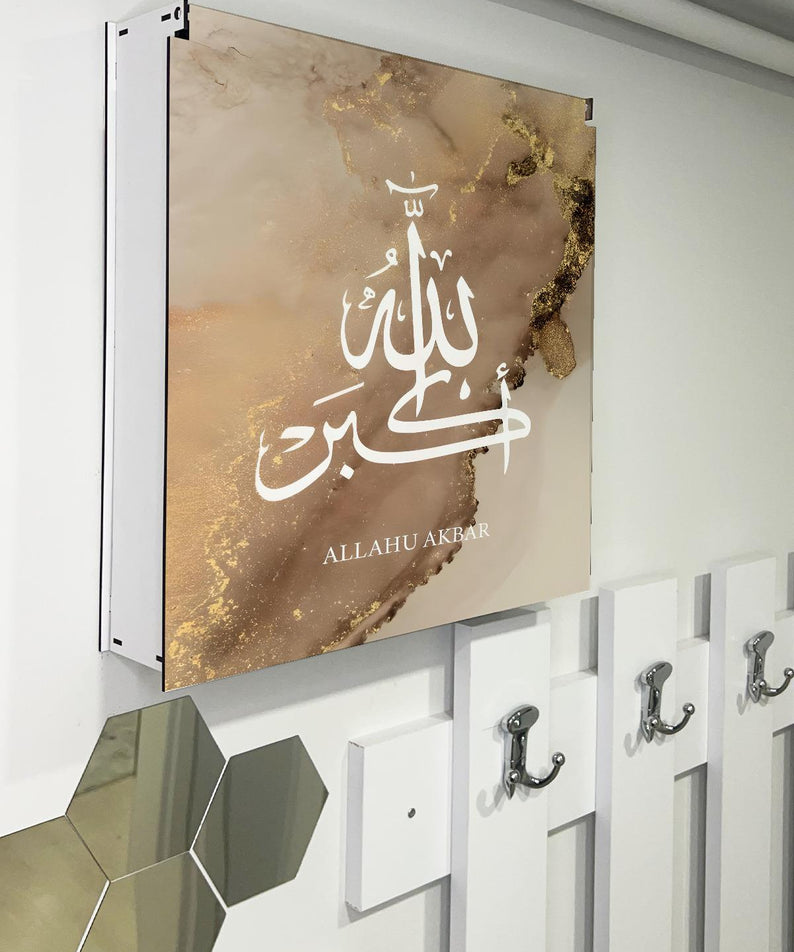 SİGORTA SAKLAMA KUTUSU AYNI ZAMANDA DİNİ TABLOLAR 43X43 CM