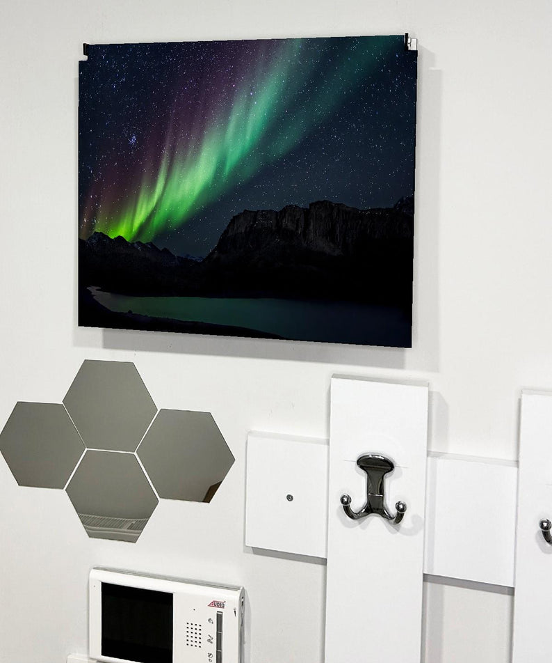 Sigorta Saklama Kutusu Aynı Zamanda Kuzel Işıkları Manzaralı Tablo