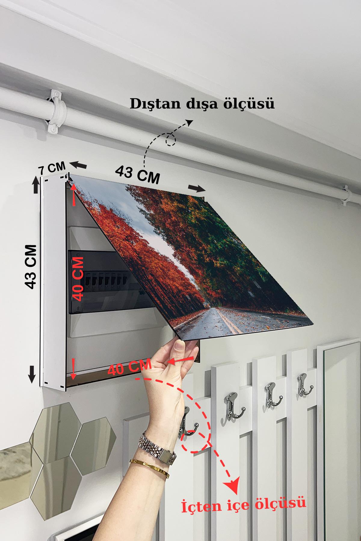 SİGORTA SAKLAMA KUTUSU AYNI ZAMANDA MANZARALI TABLOLAR 43X43 CM