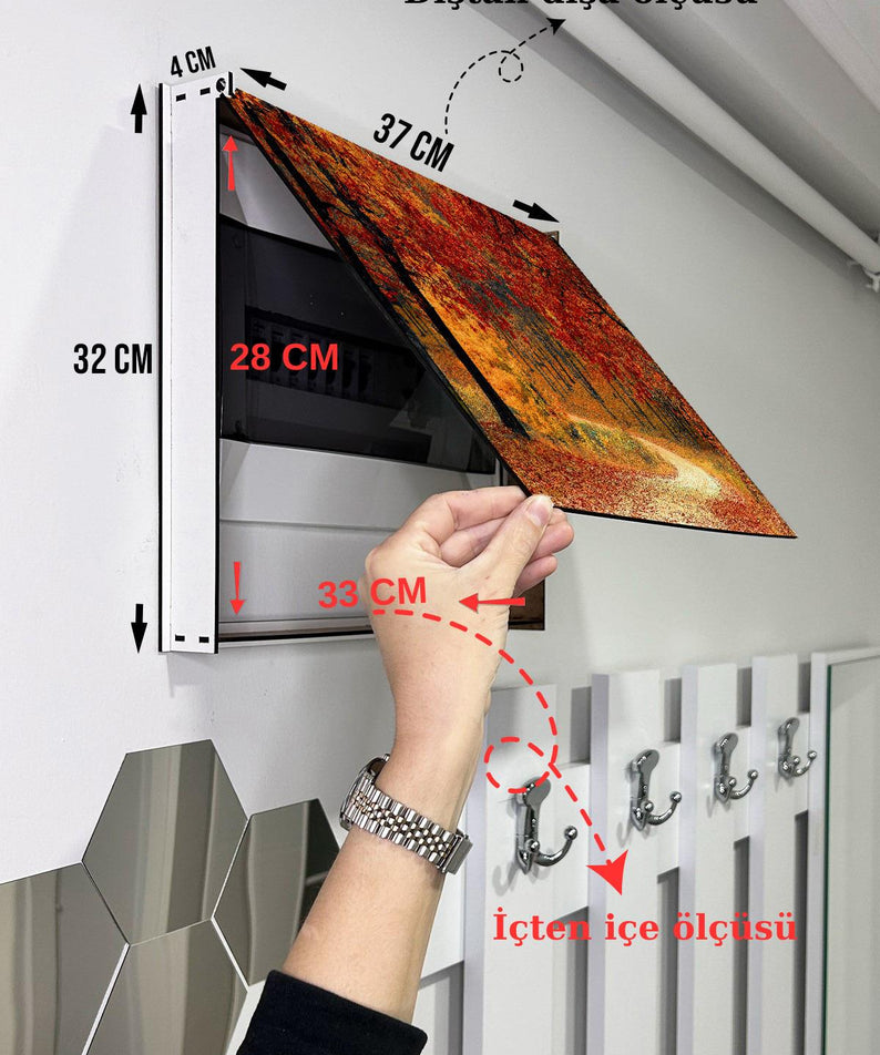 Sigorta Saklama Kutusu Aynı Zamanda Manzaralı Tablolar