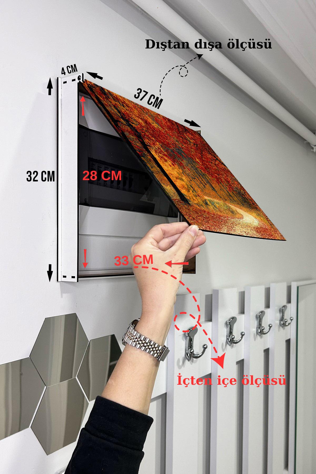 Sigorta Saklama Kutusu Aynı Zamanda Manzaralı Tablolar